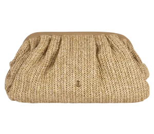 Anafi Raffia Straw Clutch