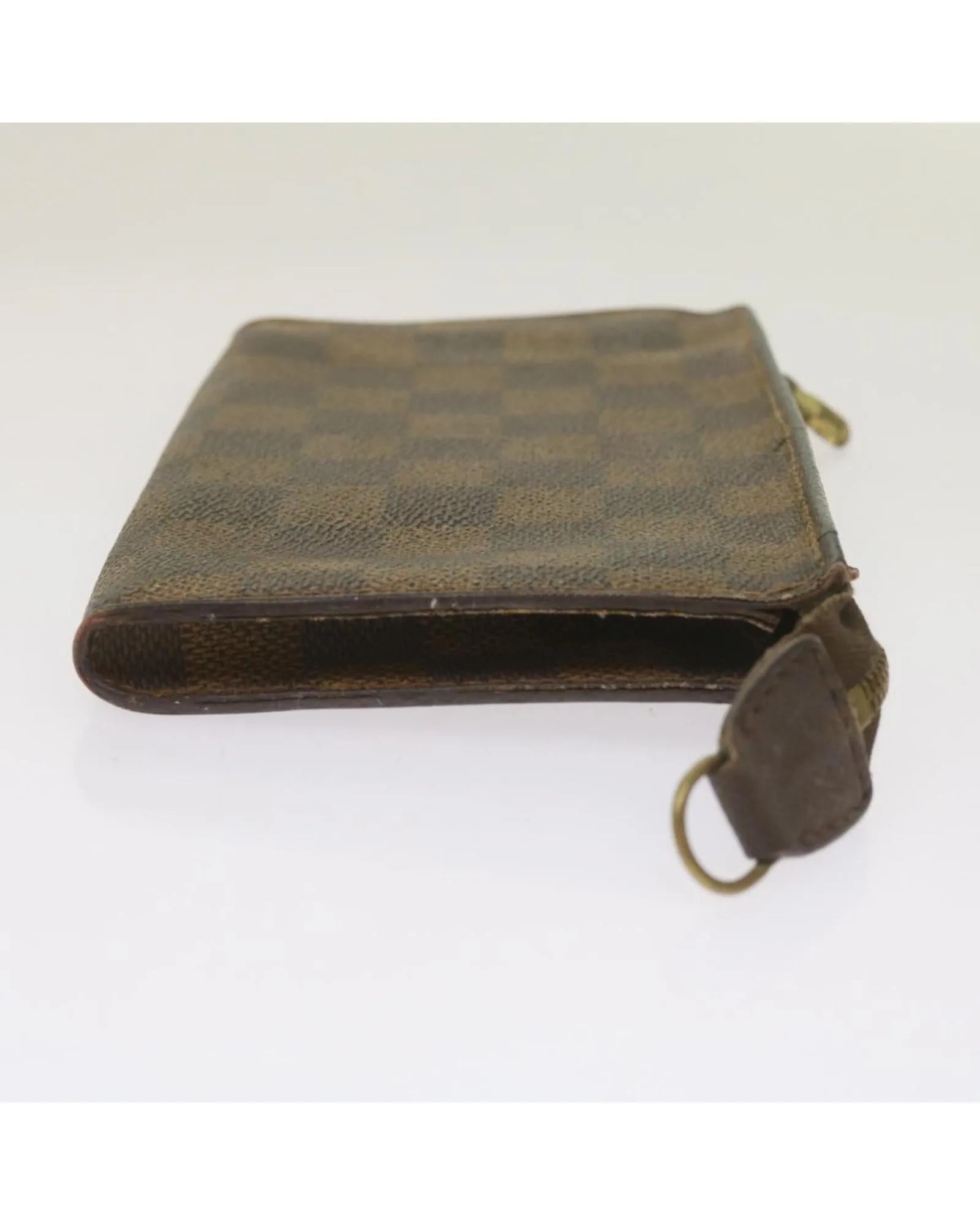 Authentic Damier Ebene Marais Pouch with LV Logo