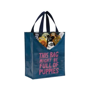 Bag Full Of Puppies Handy Tote