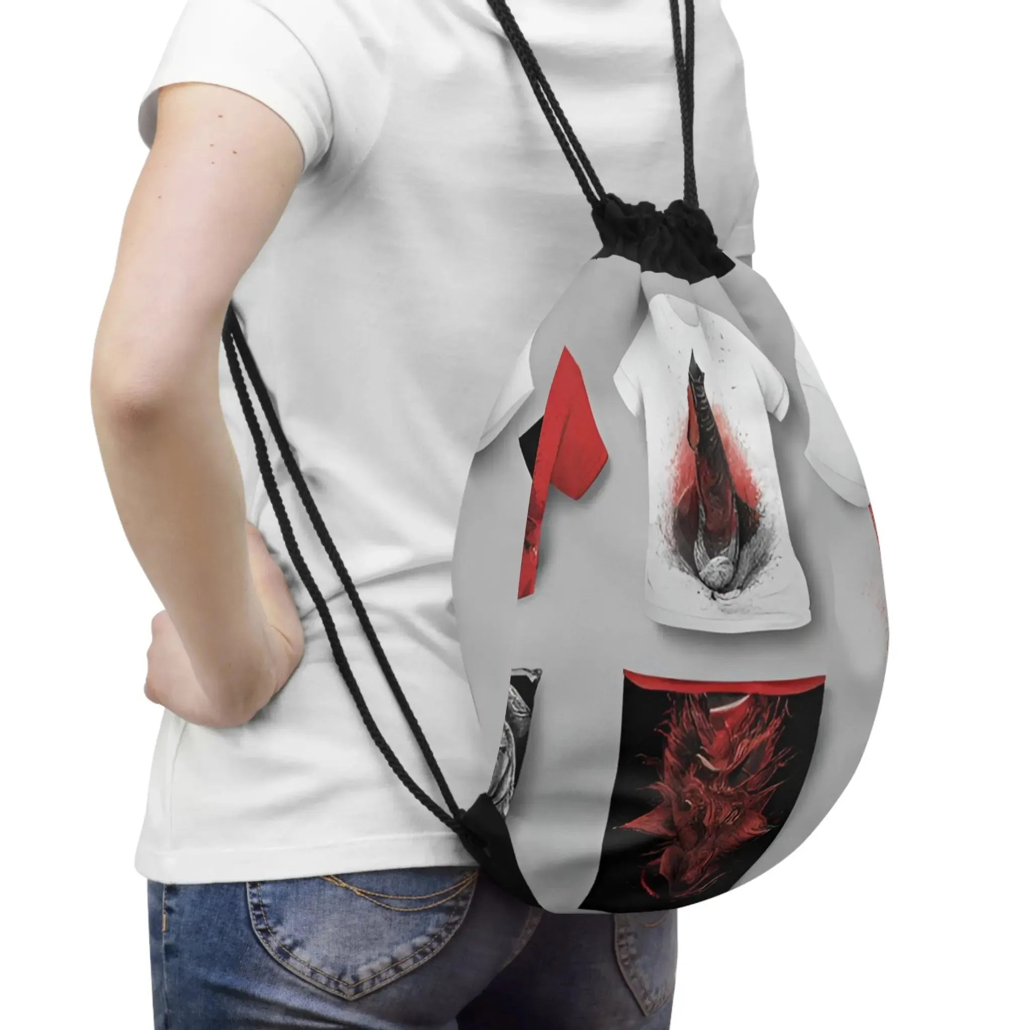 Bag Graphic Art Drawstring