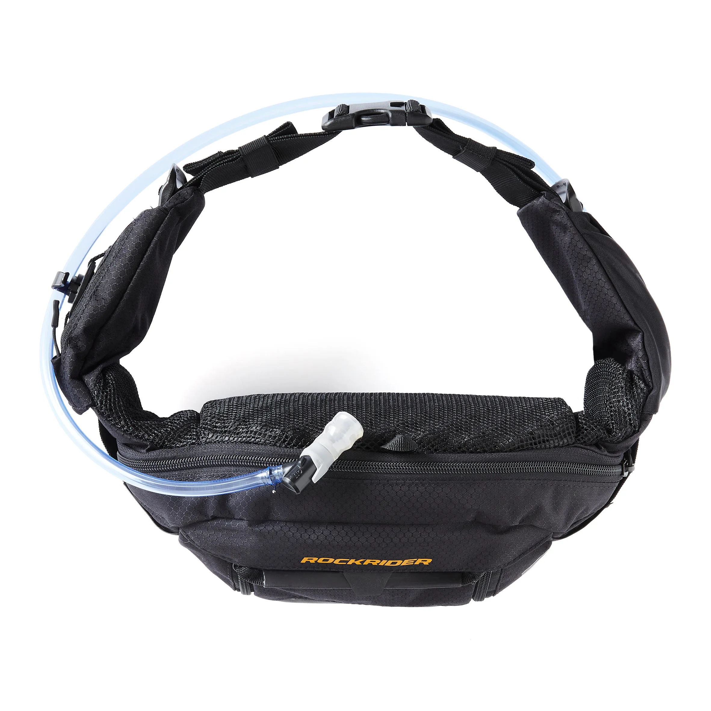 Belt bag with hydration system Rockrider MTB All Mountain, black