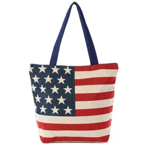 BG327X001AM American Flag Beach Bag