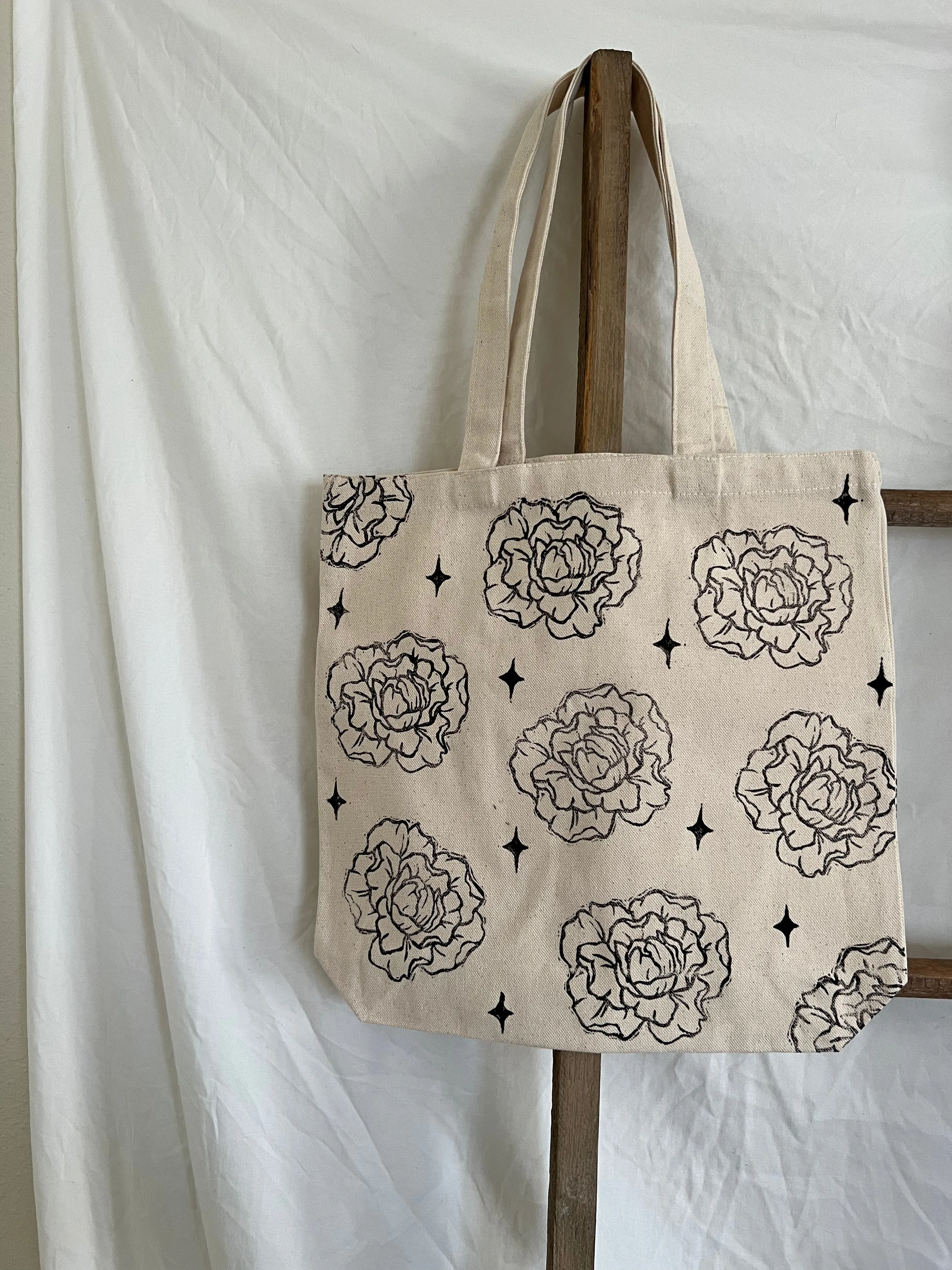 Block Printed Totes