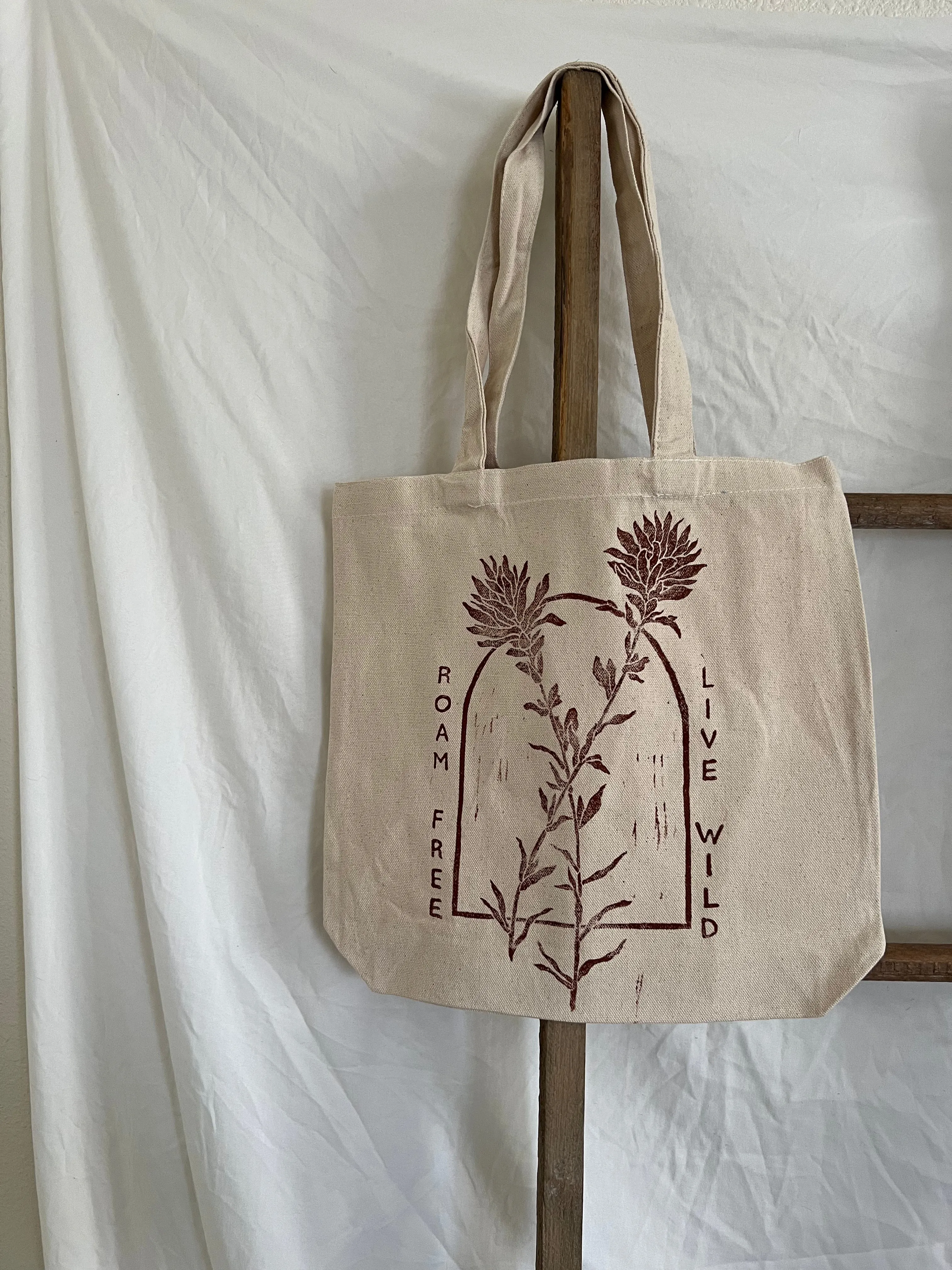 Block Printed Totes