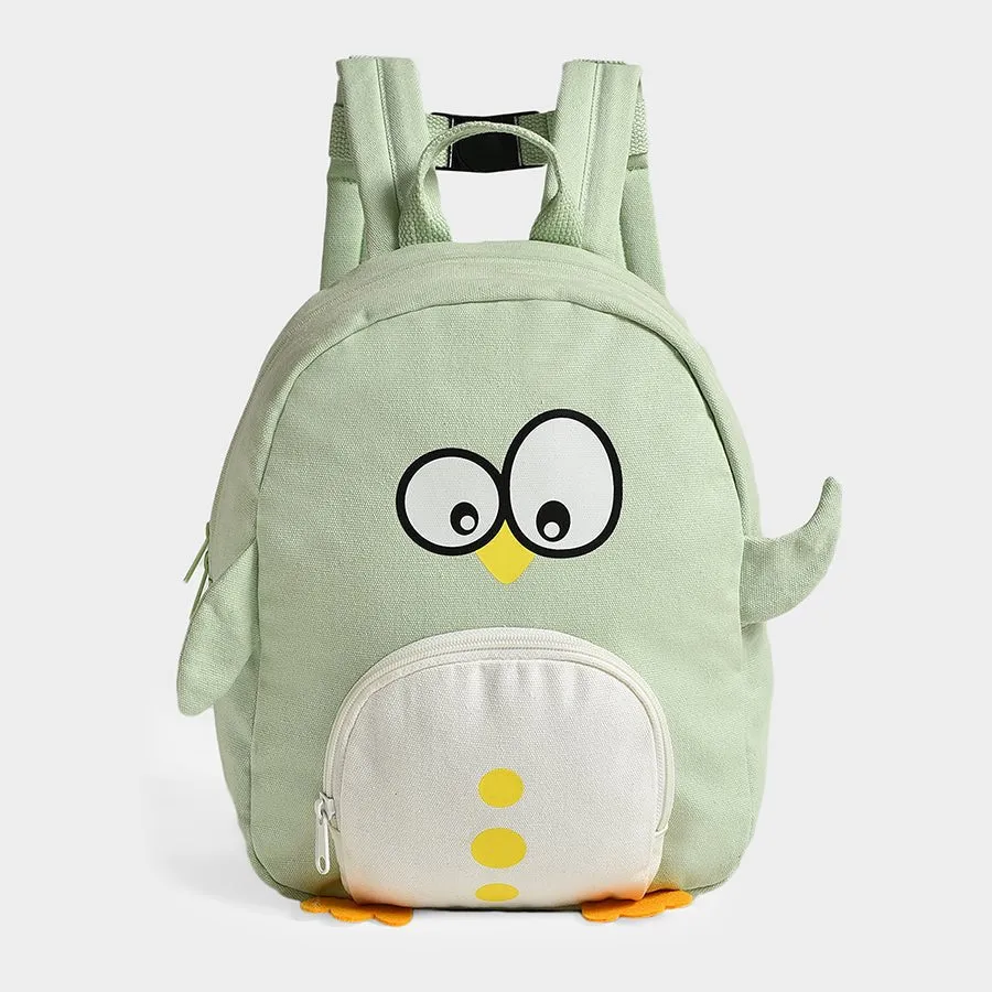 Bloom Green Woven Backpack for Kids