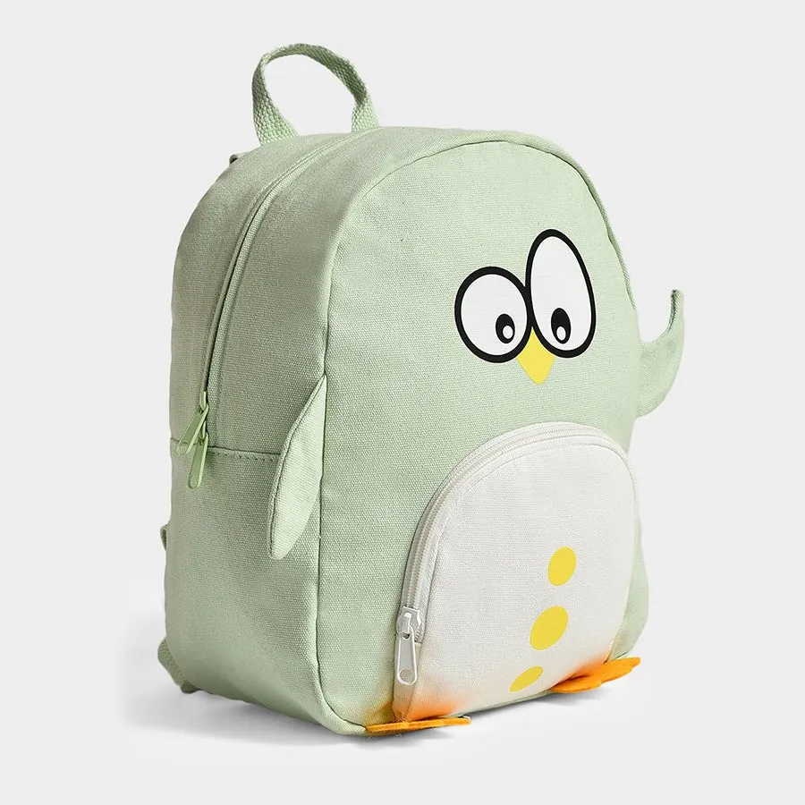 Bloom Green Woven Backpack for Kids