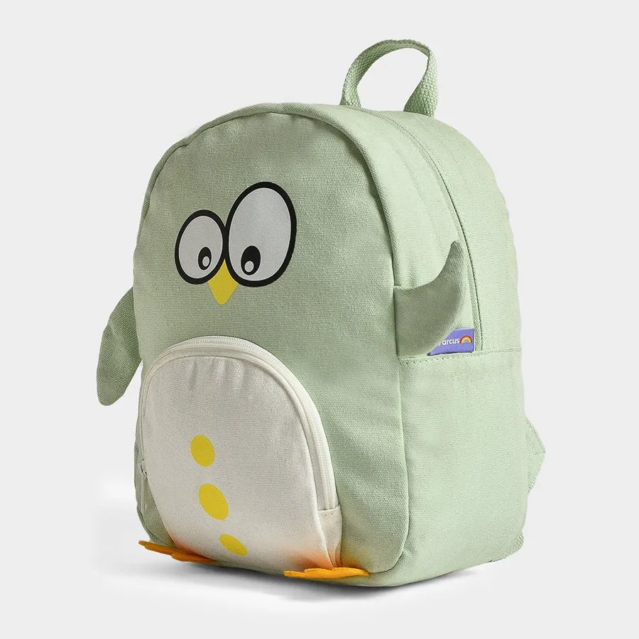 Bloom Green Woven Backpack for Kids