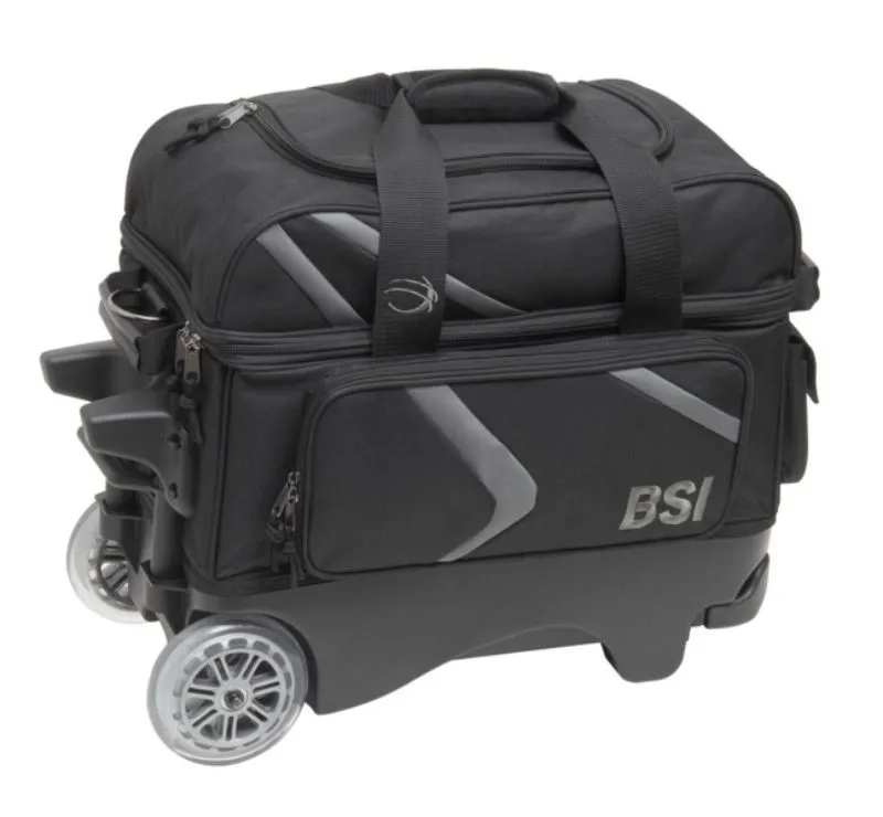 BSI Prime Double Roller Black/Charcoal Bowling Bag