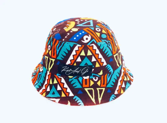 Bucket Hat, Reversible: Aisha and Makossa