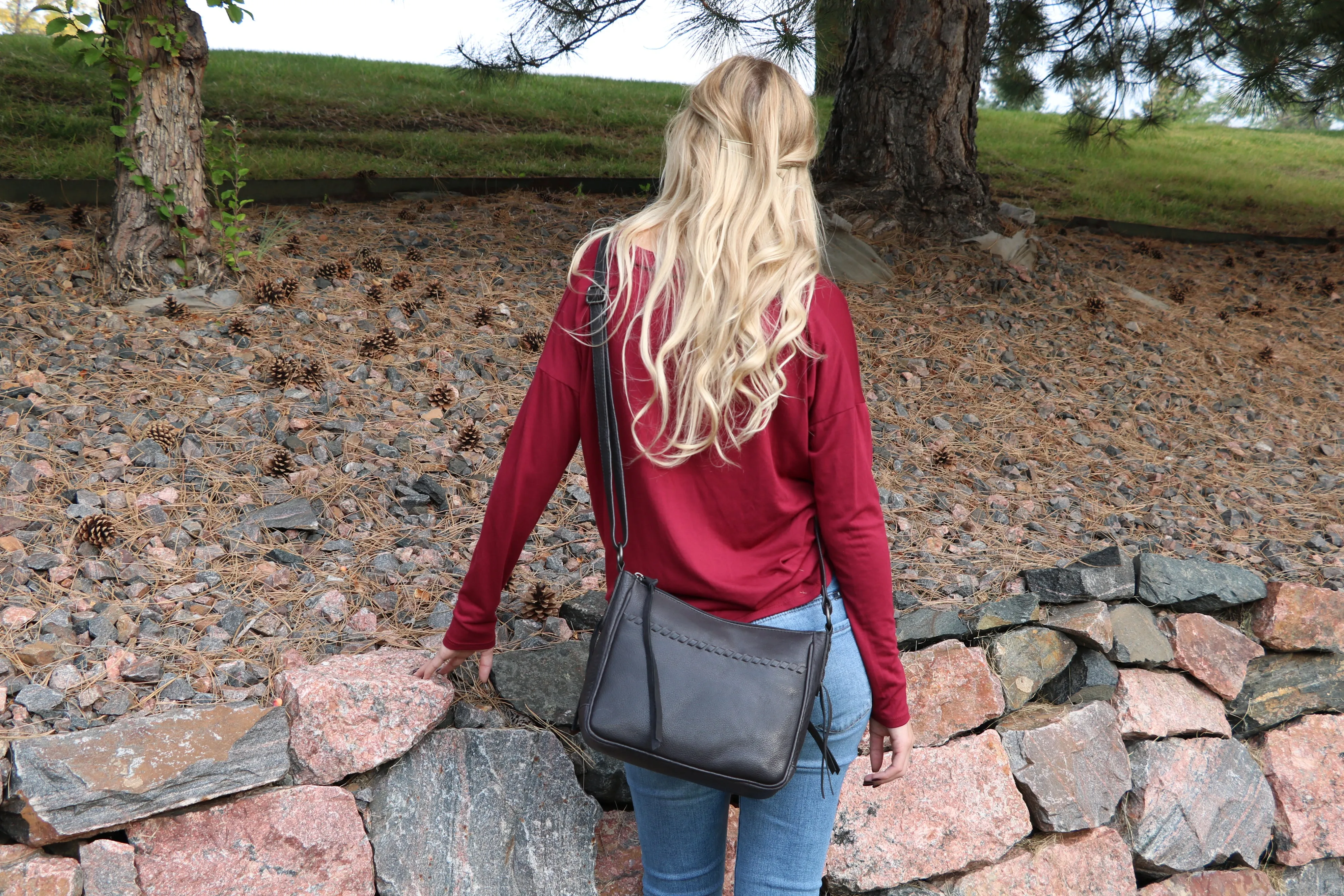 Callie | Concealed Carry Leather Crossbody or Shoulder Bag