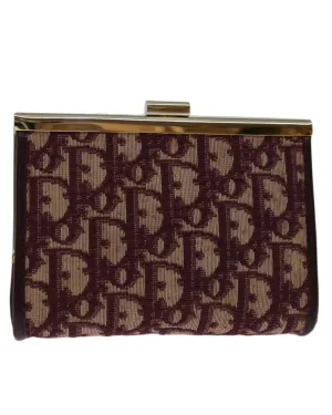 Canvas Gamaguchi Pouch with Trotter Pattern by Christian Dior