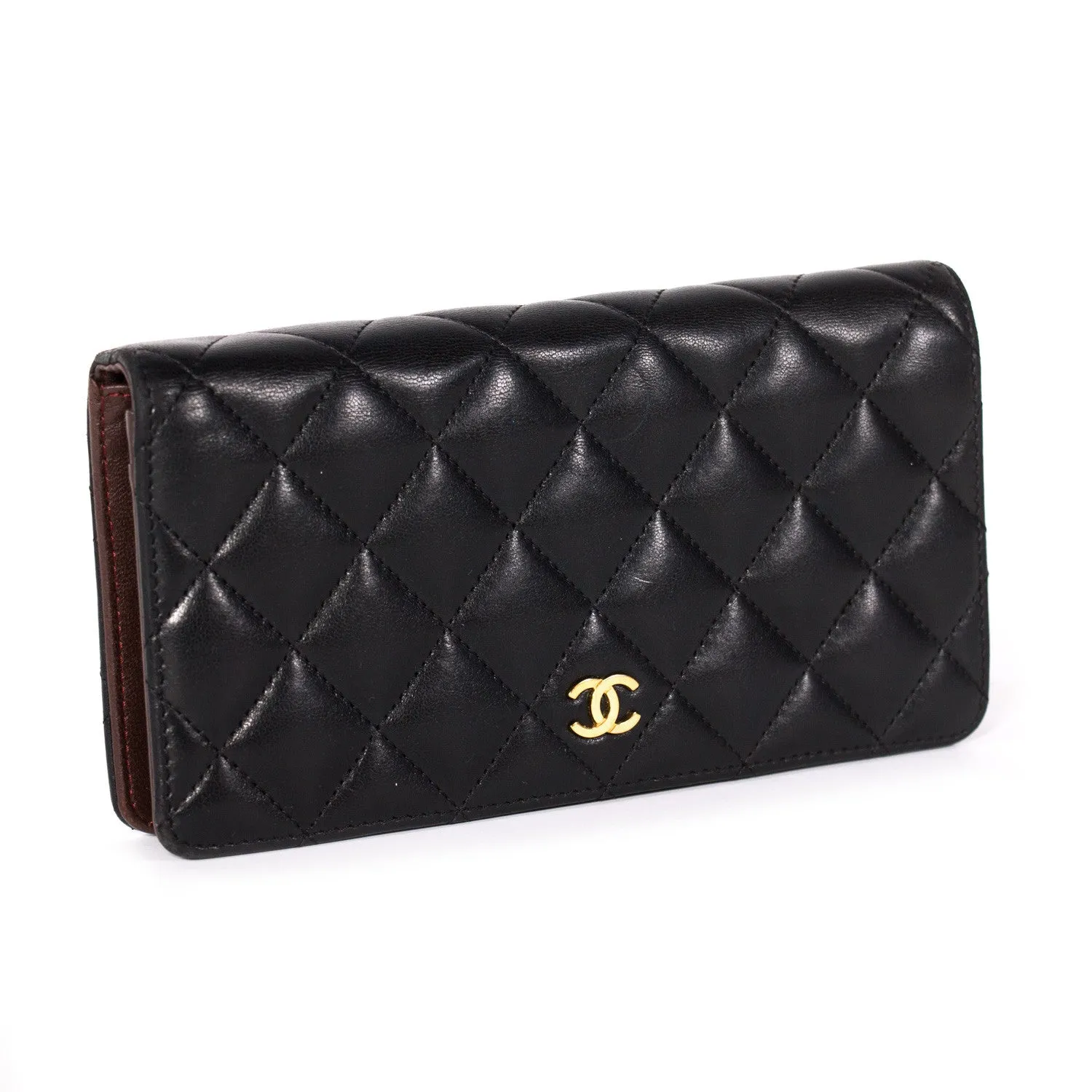 Chanel Quilted CC Long Flap Wallet