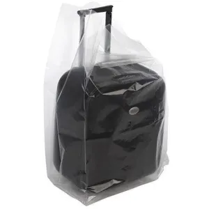 Clear Gusseted Poly Bags. 12 x 8 x 24 x 3 mil