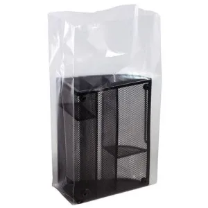 Clear Gusseted Poly Bags. 18 x 16 x 40 x 2 mil