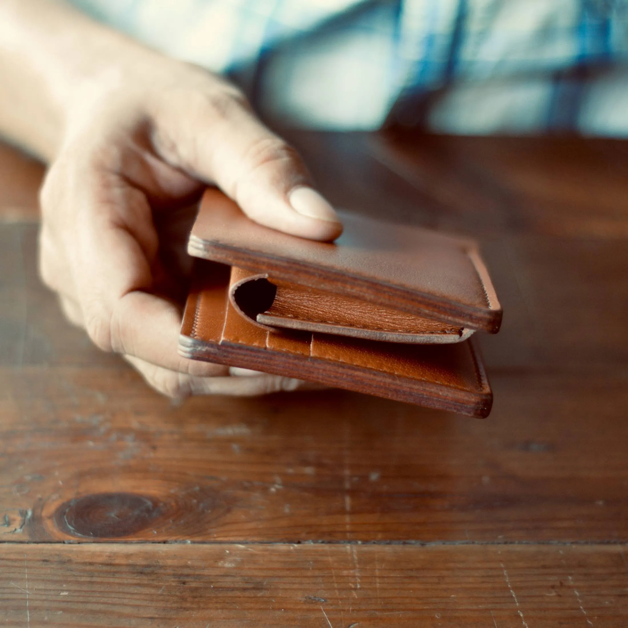 Coin Pocket Wallet No. 2 - Chestnut