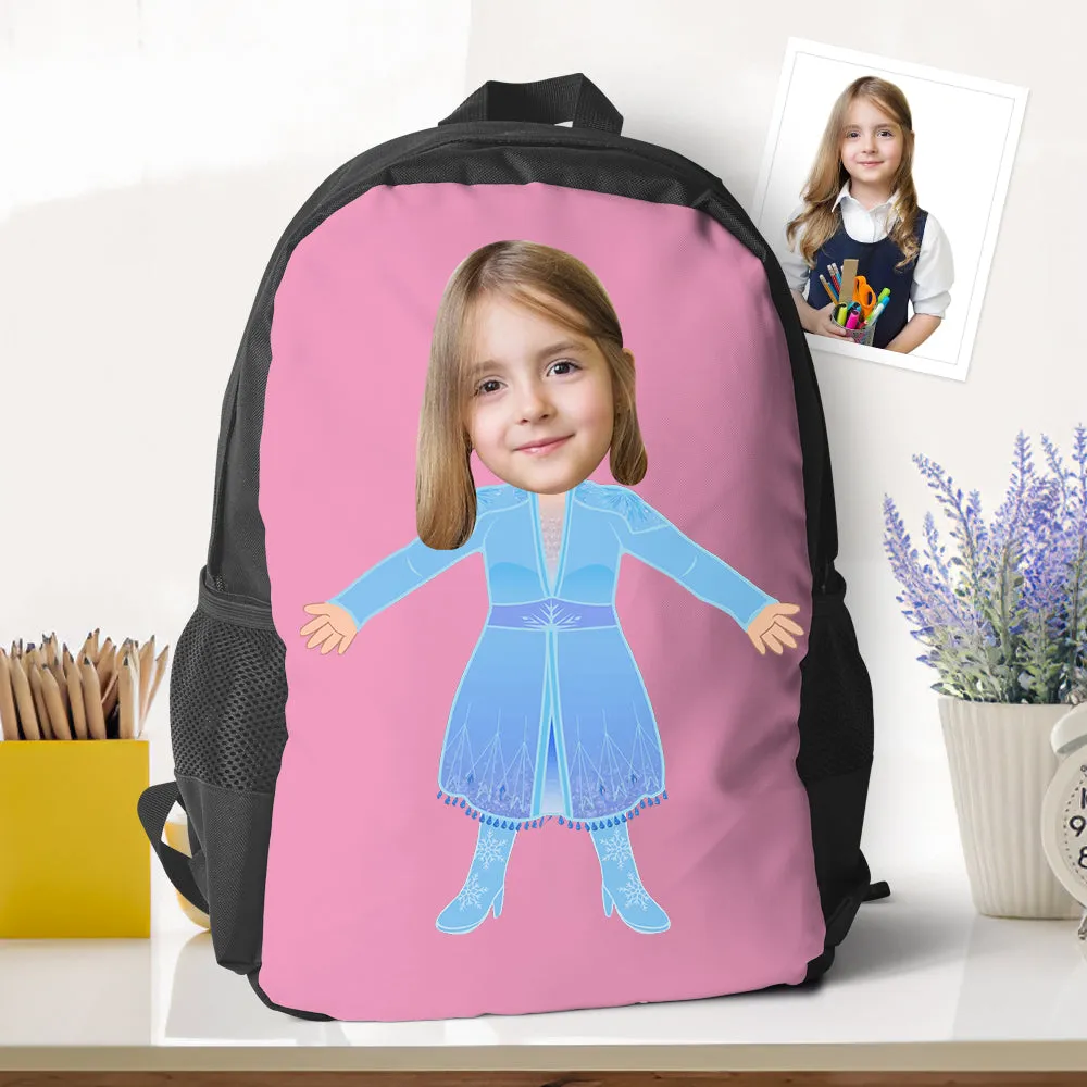 Customized Queen Elsa Bookbags Minime Backpacks Back To School Gifts For Kids Girls Gifts