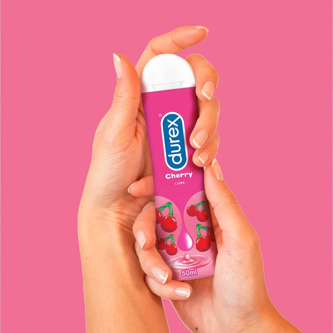 Durex Play Cherry Flavoured Lube | Water-Based Intimate Lubricant For Men & Women