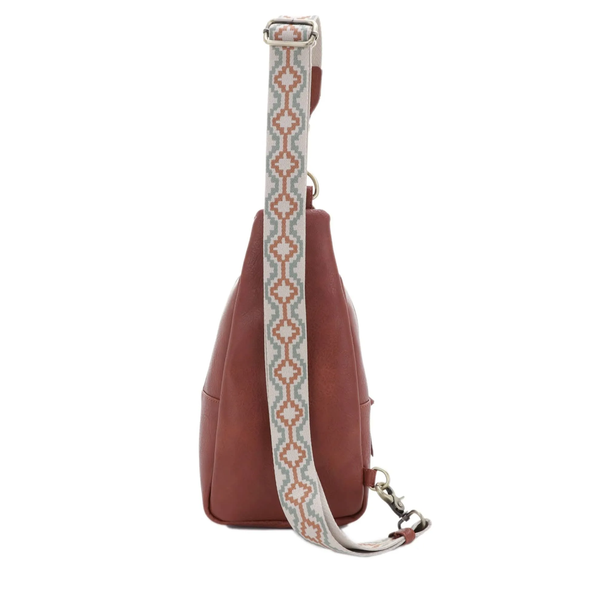 EJ25016-6 Laurie Metallic Sling Bag With Guitar Strap