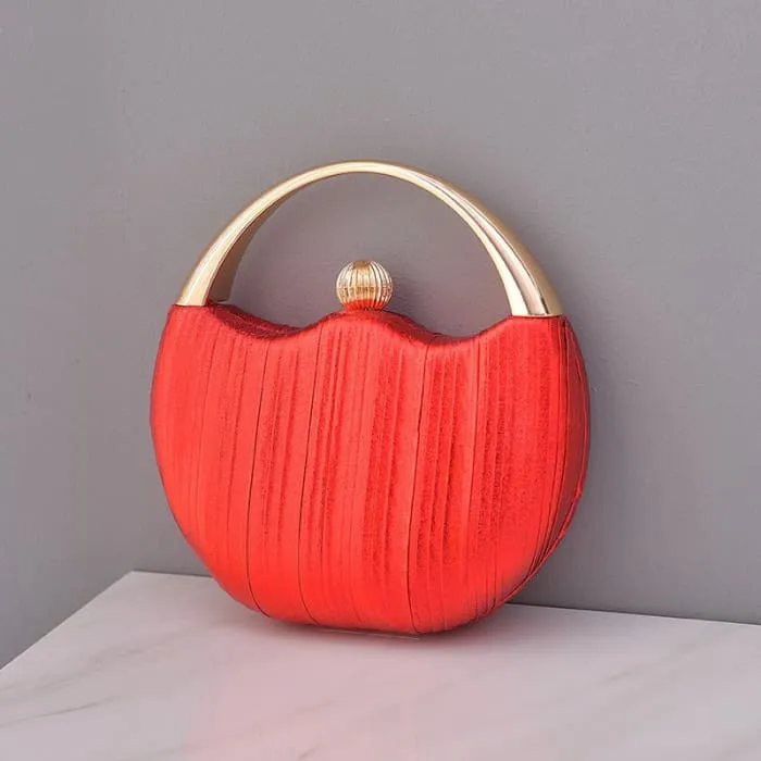 Elegant Round Shoulder Luxury Wedding Women Clutch