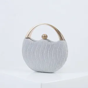 Elegant Round Shoulder Luxury Wedding Women Clutch