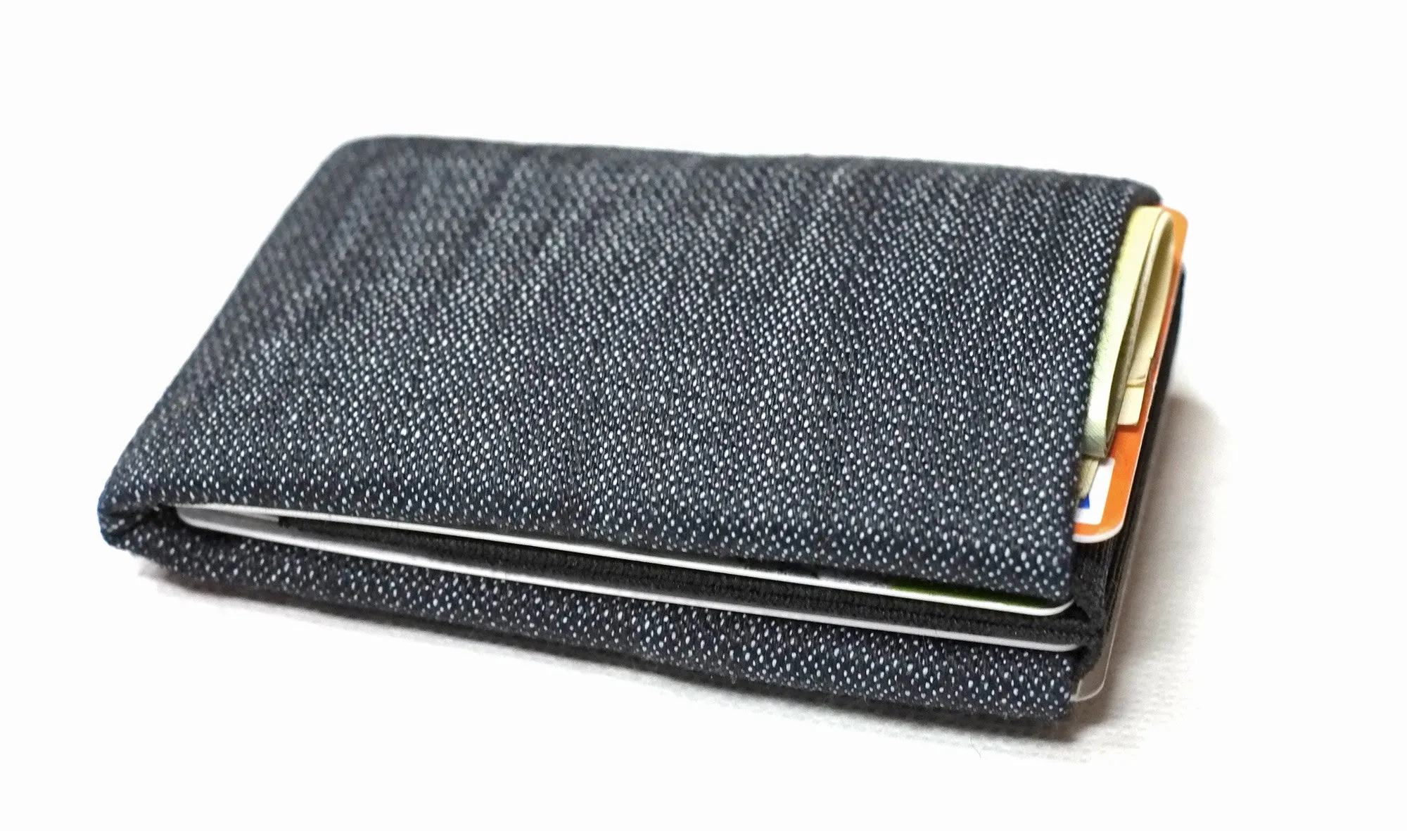 Experience the Perfect Balance of Sustainability and Style with Our Vegan Denim Minimalist Wallets -  NO RFID protection