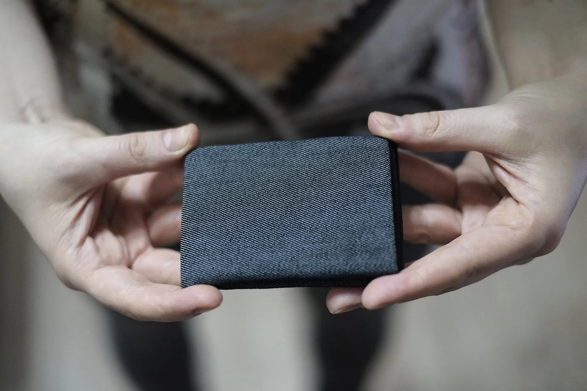 Experience the Perfect Balance of Sustainability and Style with Our Vegan Denim Minimalist Wallets -  NO RFID protection