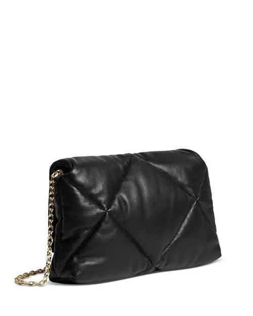 Fanny Gerard Darel Black Leather Crossbody Bag, Black