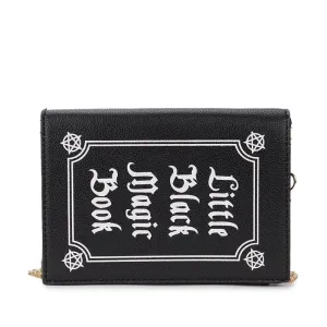 fashion letter magic book shape pu purse daily clutch bag ladies shoulder bag chain handbag crossbody mini messenger bag