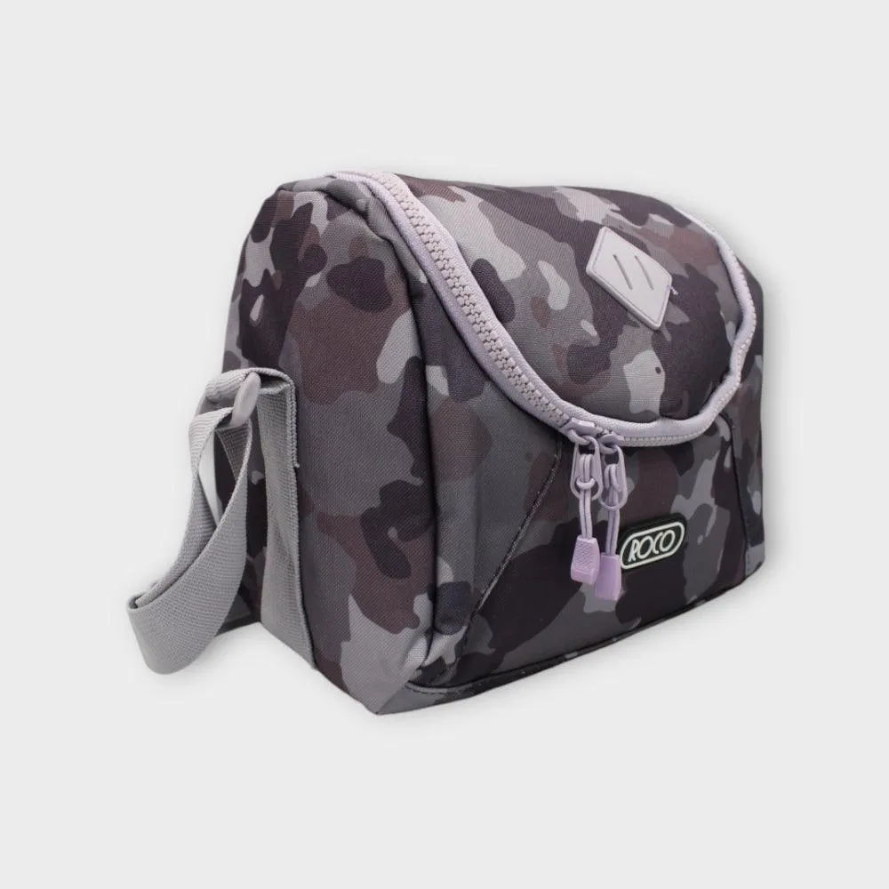 Grey Army Lunch Bag