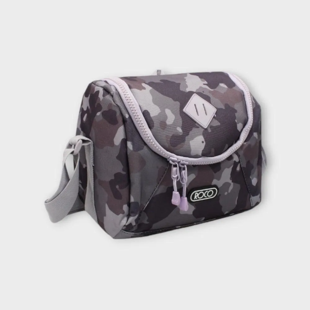 Grey Army Lunch Bag