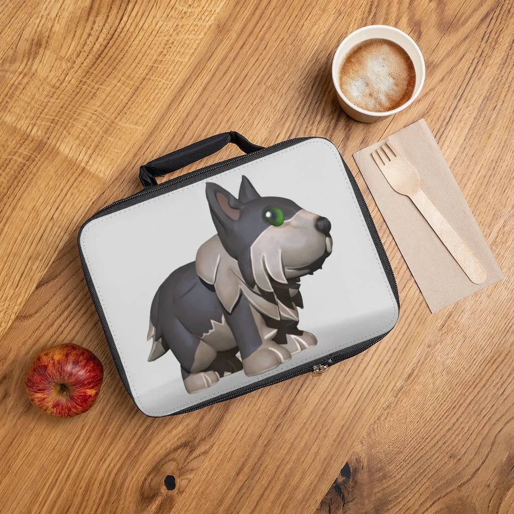 Grey Dog Lunch Bag