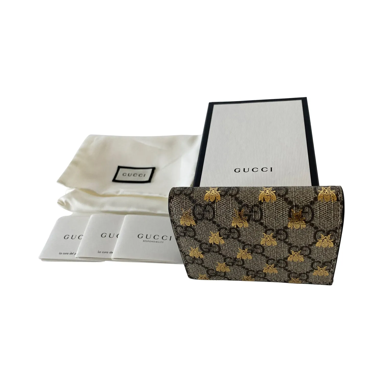 Gucci Animalier Bee Card Case