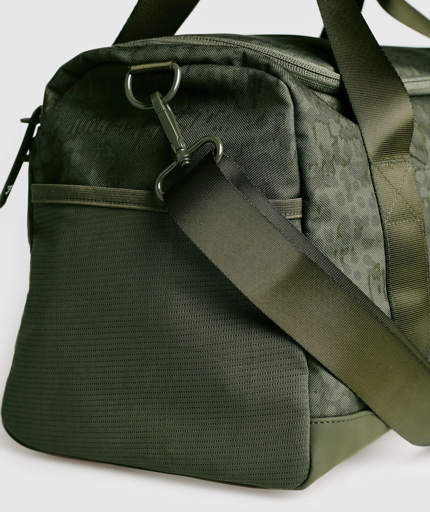 Gymshark Small Everyday Print Holdall - Winter Olive