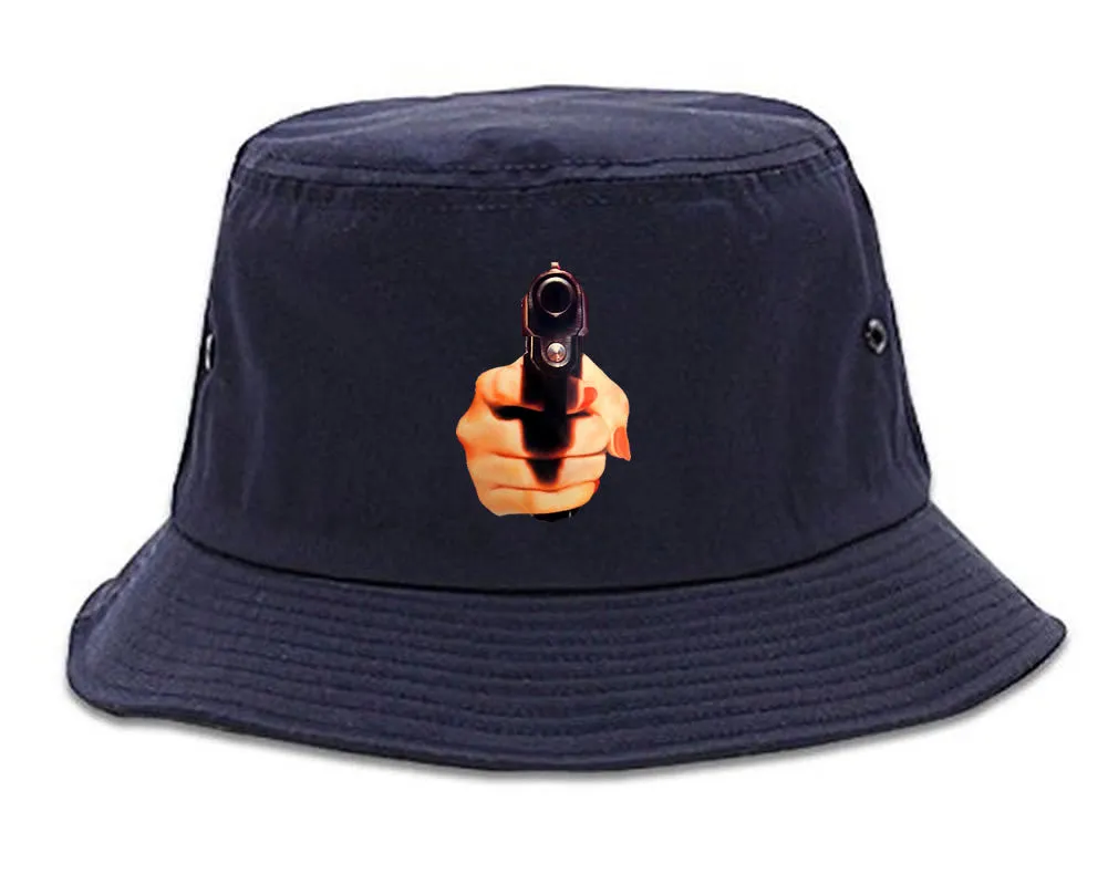 Hand Gun Women Girls Sexy Bucket Hat