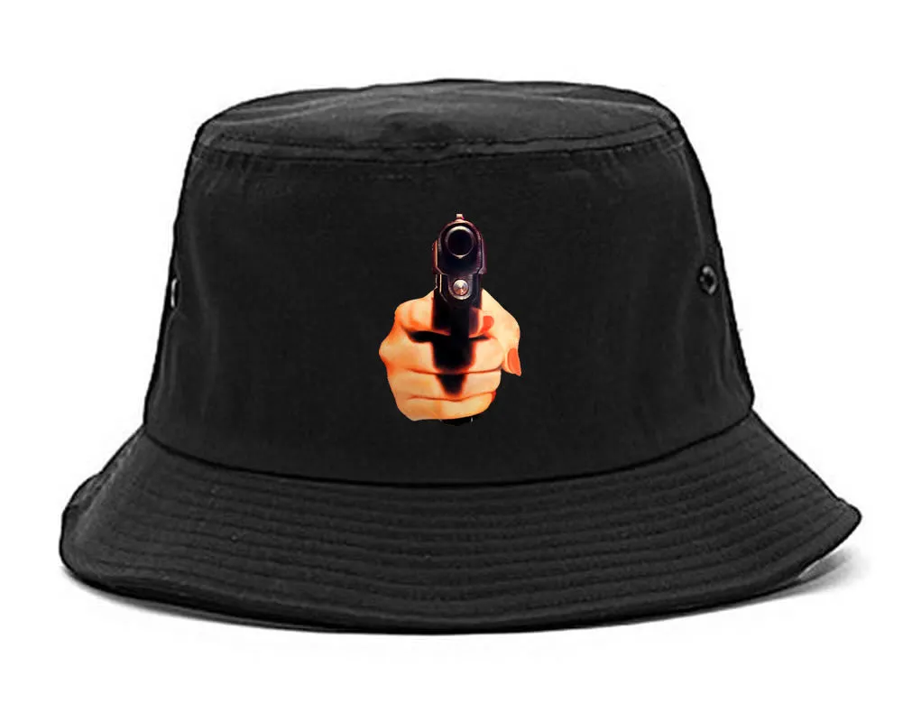 Hand Gun Women Girls Sexy Bucket Hat