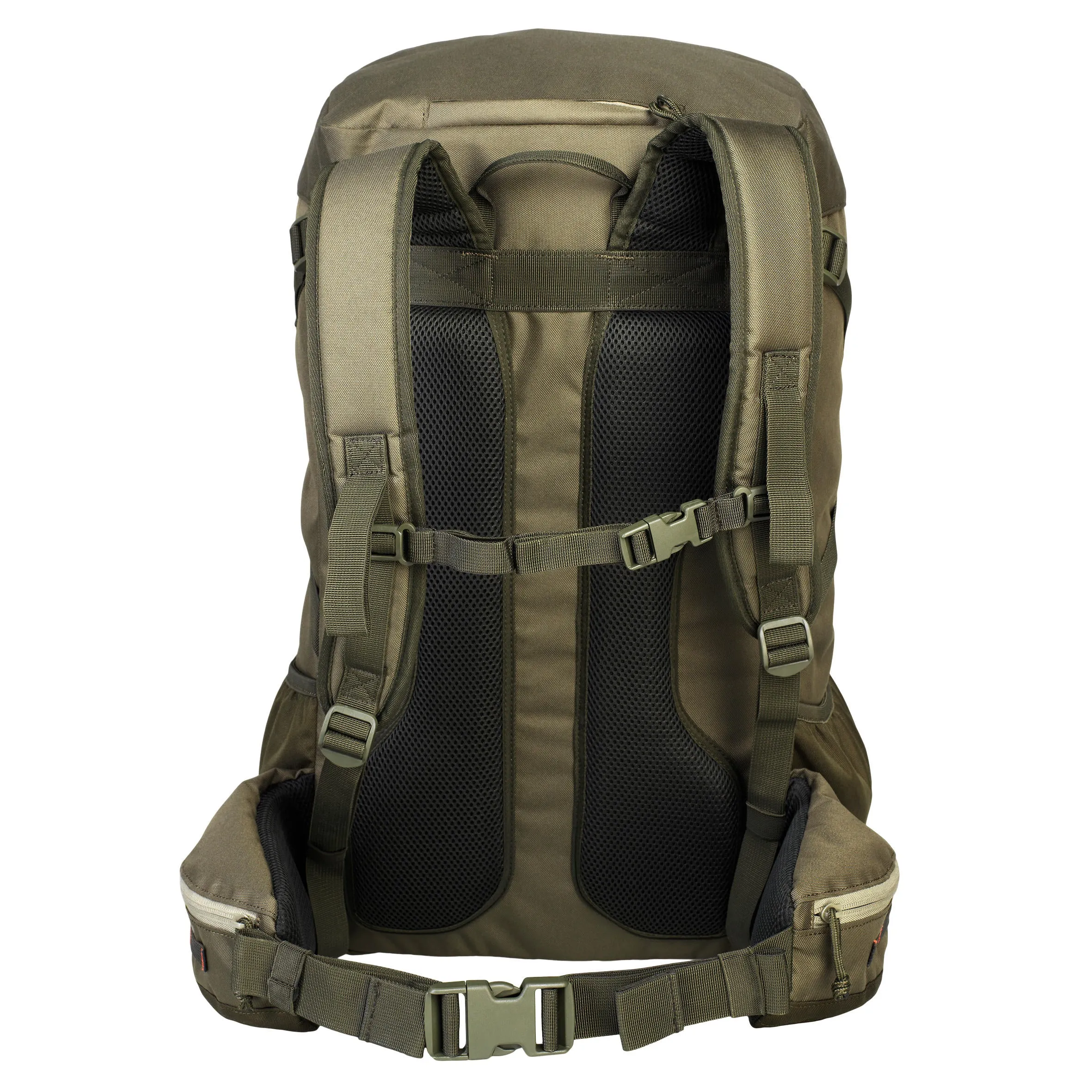 Hunting backpack Solognac 50 l, khaki green/dark khaki