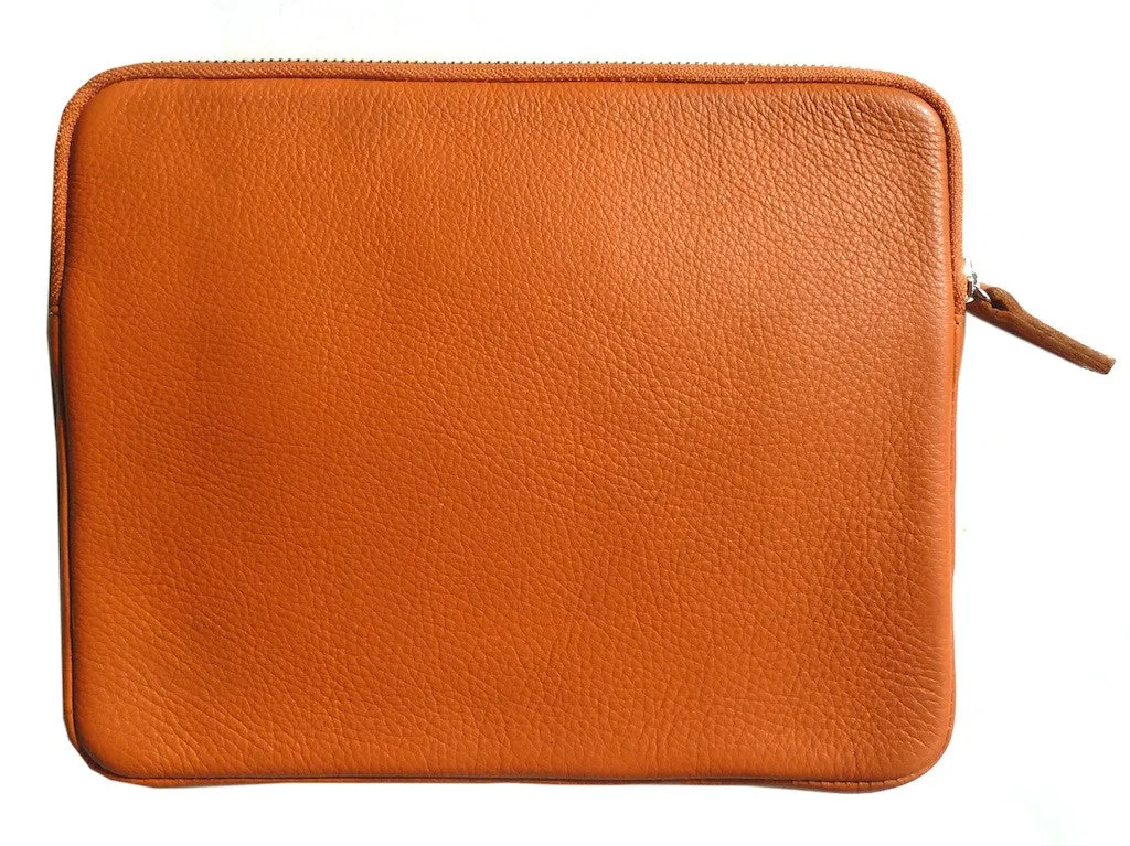 Ipad Case Pebble Grain Leather Chocolate