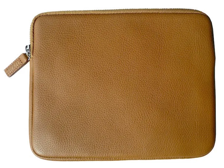 Ipad Case Pebble Grain Leather Chocolate