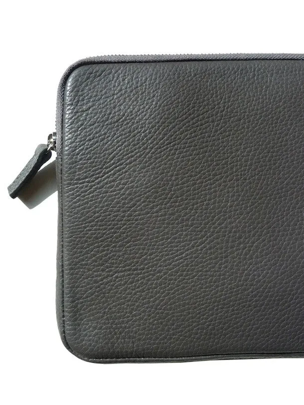 Ipad Case Pebble Grain Leather Chocolate