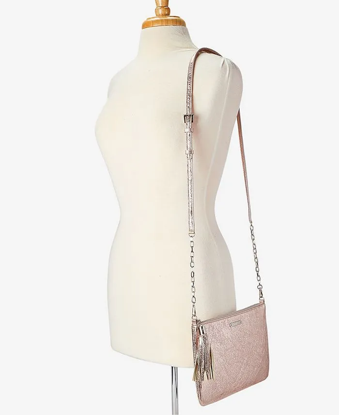 Leather shoulder bag Chelsea GiGi New York, gold