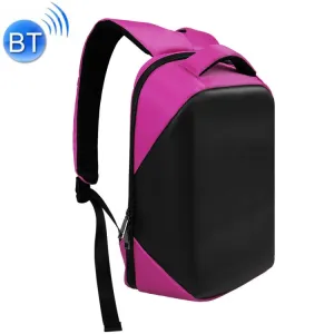 LED Display Backpack Outdoor Mobile Advertising Waterproof Back Shoulder Bag, Size: 17 inch(Pink)