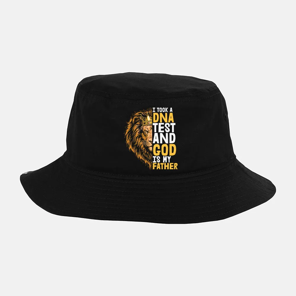 Lion Jesus Christian God Is My Father Dna Test Bucket Hat