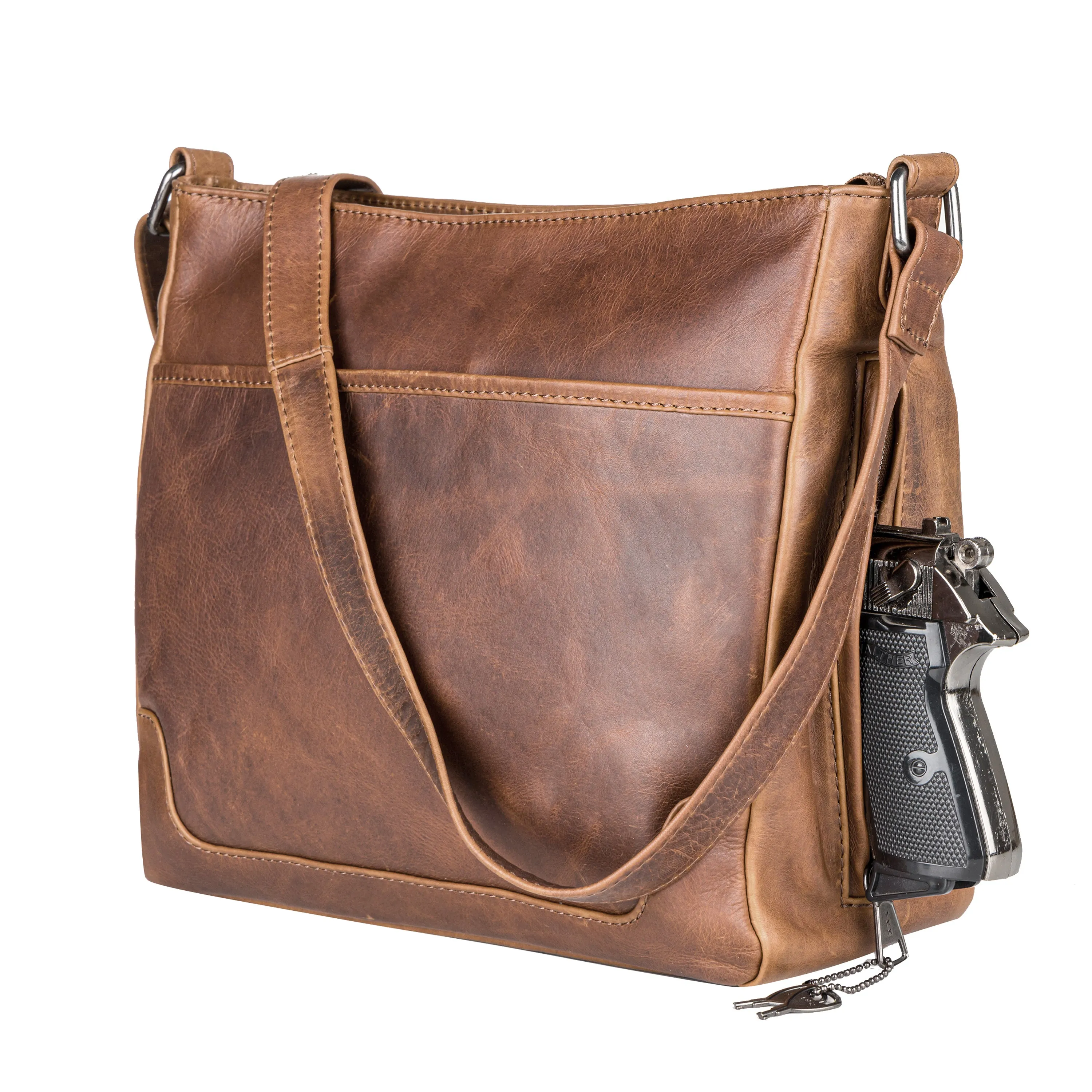 Lydia | Concealed Carry Leather Crossbody or Shoulder Bag