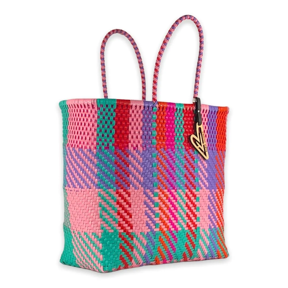 Maria Victoria | Finch Totes | Upcycled, Handwoven, Multicolor Tote