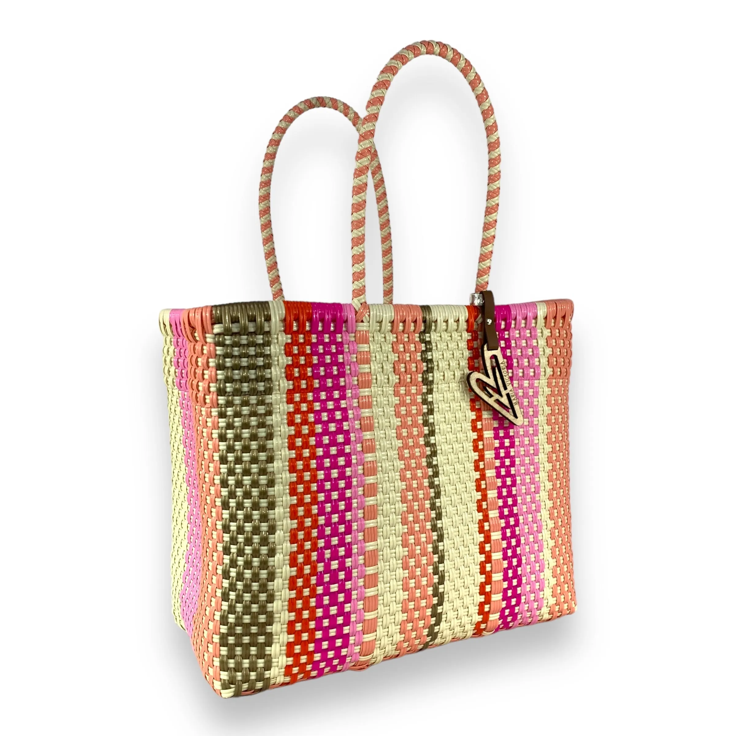 Maria Victoria | Stunning Tote | Upcycled, Handwoven, Multicolor Tote