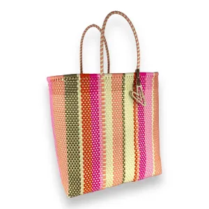 Maria Victoria | Stunning Tote | Upcycled, Handwoven, Multicolor Tote