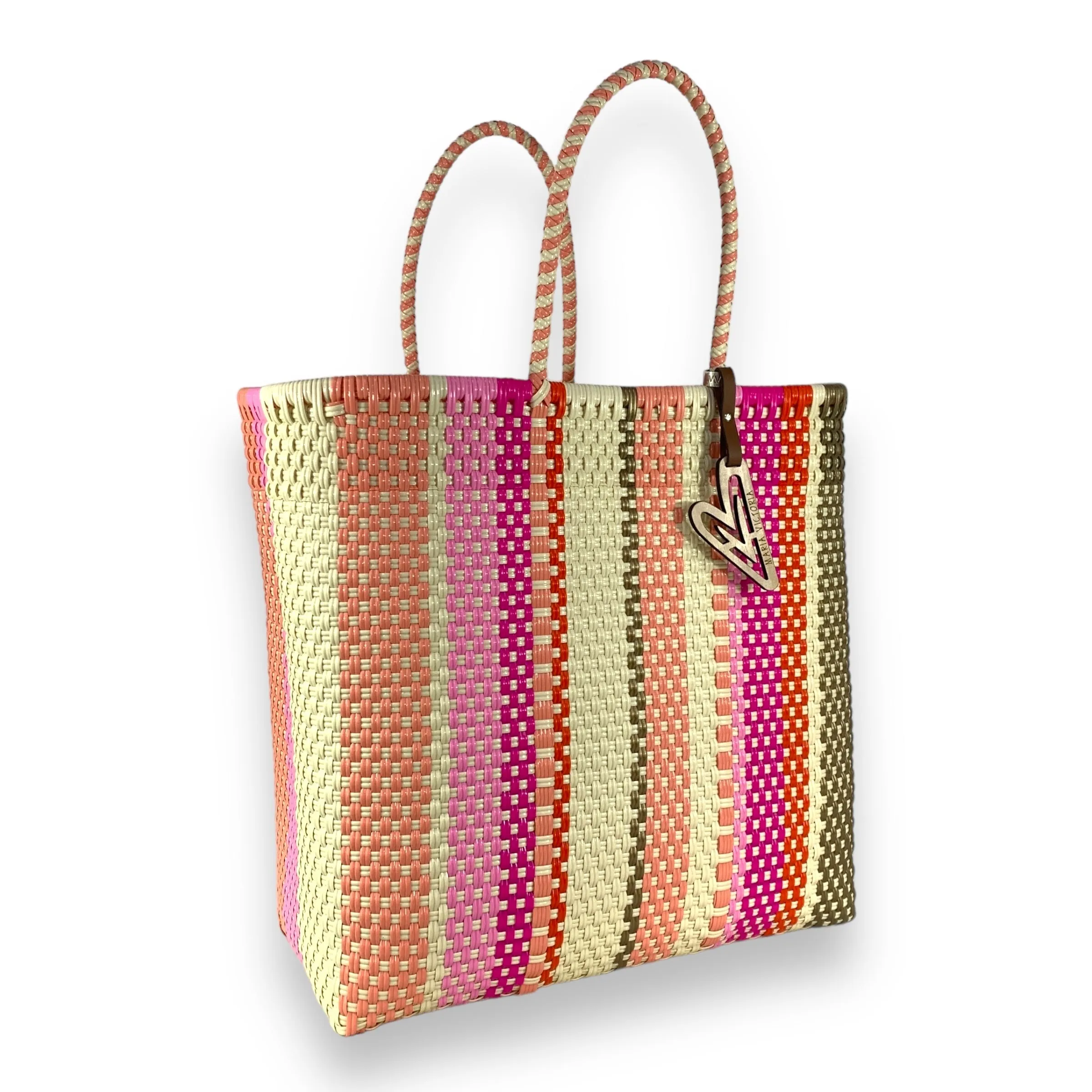 Maria Victoria | Stunning Tote | Upcycled, Handwoven, Multicolor Tote