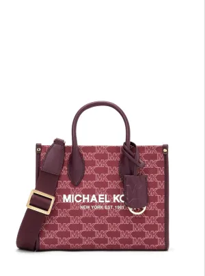 Michael Kors Mirella Small Logo Jacquard Crossbody Bag