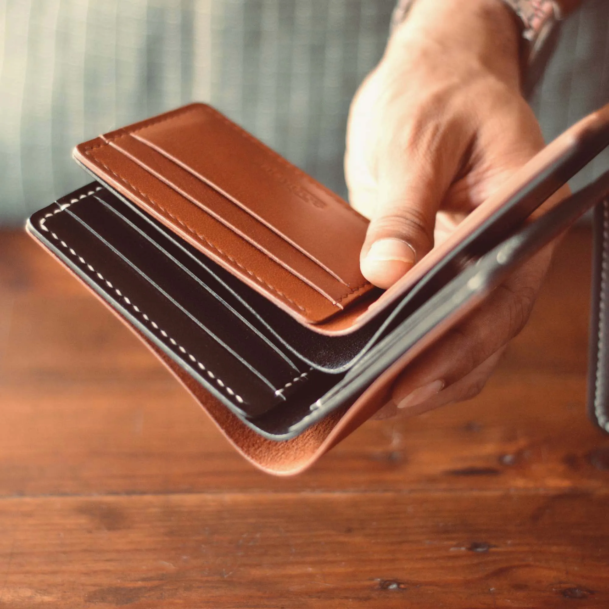 Mini Classic Wallet - Dual Tone