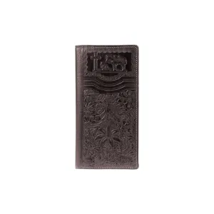 Montana West Genuine Leather Spiritual Collection Mens Wallet - Coffee - MWLW020CF